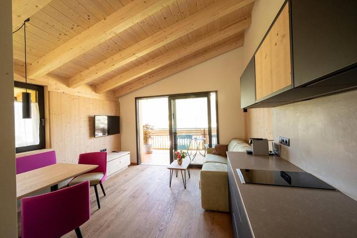 Hôtel pour 5 personnes, avec Balcon et Terrasse ainsi que Jardin et Vue à Bressanone