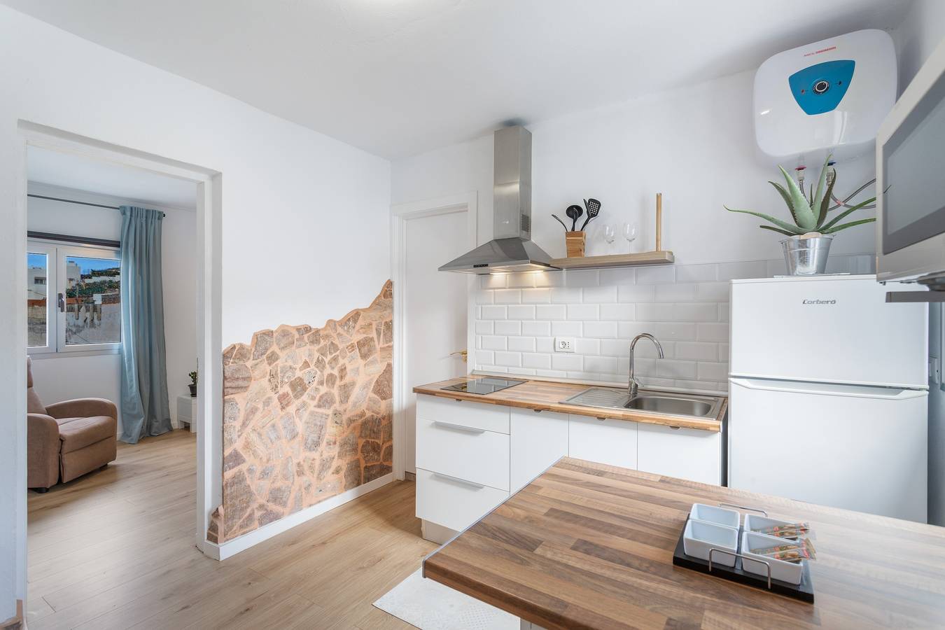Ganze Wohnung, Ferienwohnung 'Welcome La Tercera' mit Meerblick, privater Terrasse und Wlan in Villa de Agaete, Agaete