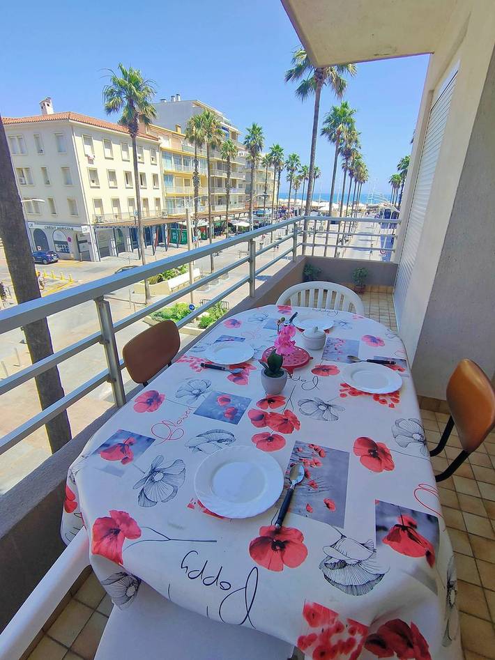 Gîte pour 5 personnes, avec terrasse dans Canet-Plage