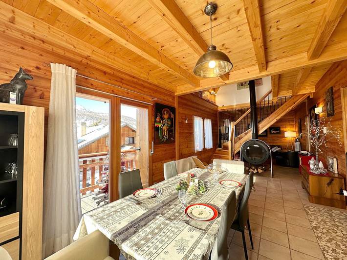 Chalet pour 8 personnes, avec terrasse dans Vars (station de ski) - 4