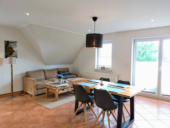 Ferienwohnung für 4 Personen, mit Balkon und Seeblick in Rechlin - 2