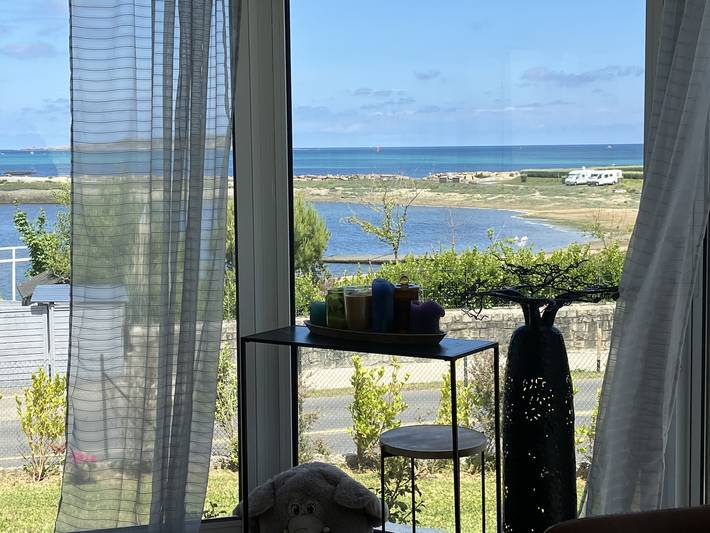 Maison de vacances pour 8 personnes, avec Jacuzzi et Terrasse ainsi que Jardin et Sauna à Louannec