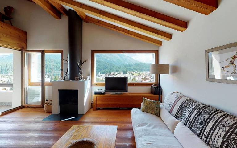 Ferienwohnung für 6 Personen, mit Balkon und Ausblick in Celerina - 4