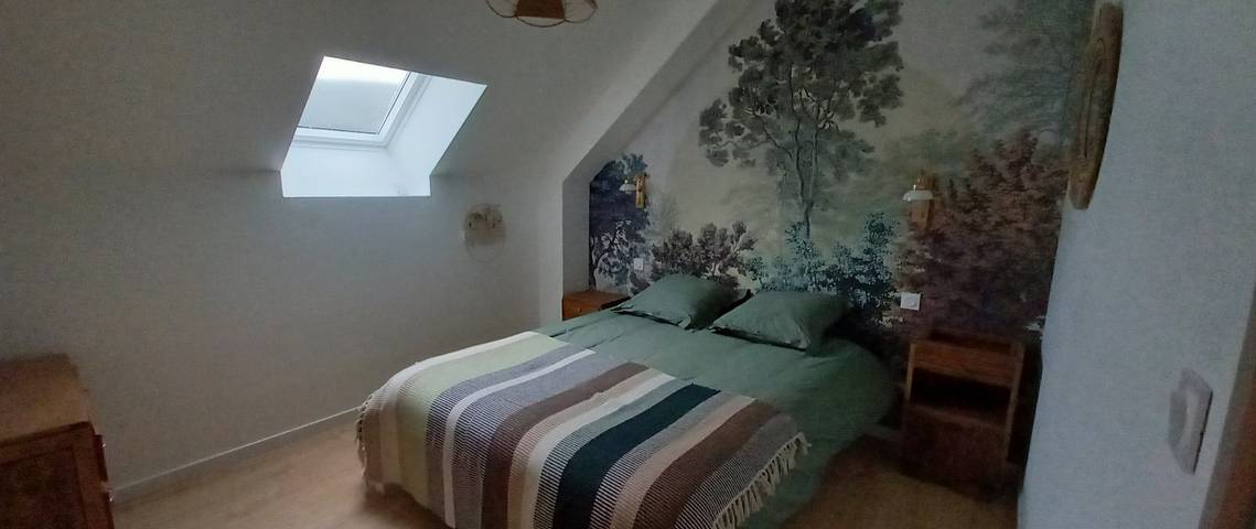 Chambre d’hôte pour 2 personnes, animaux acceptés