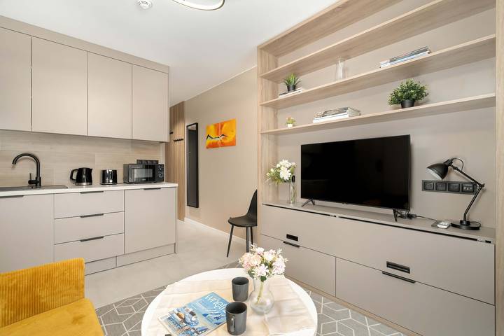 Studio dla 2 osób, z balkon/ taras, Dla rodziny na Wielkopolska