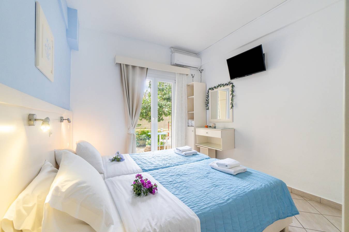 Ολόκληρο το στούντιο, Studio Apartment 'Angelina 1' with Mountain View, Wi-Fi and Air Conditioning in Ρόδα, Κέρκυρα
