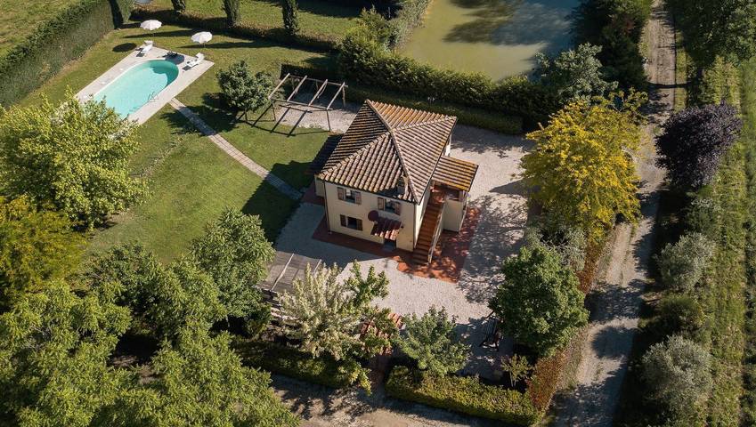 Villa La Fragola in Cortona, Provincia de Arezzo