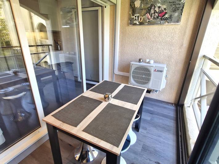 Ganze Wohnung, 2-Zimmer-Wohnung mit Parkplatz in Sainte-Maxime in Sainte-Maxime, Mittelmeerküste (Frankreich)