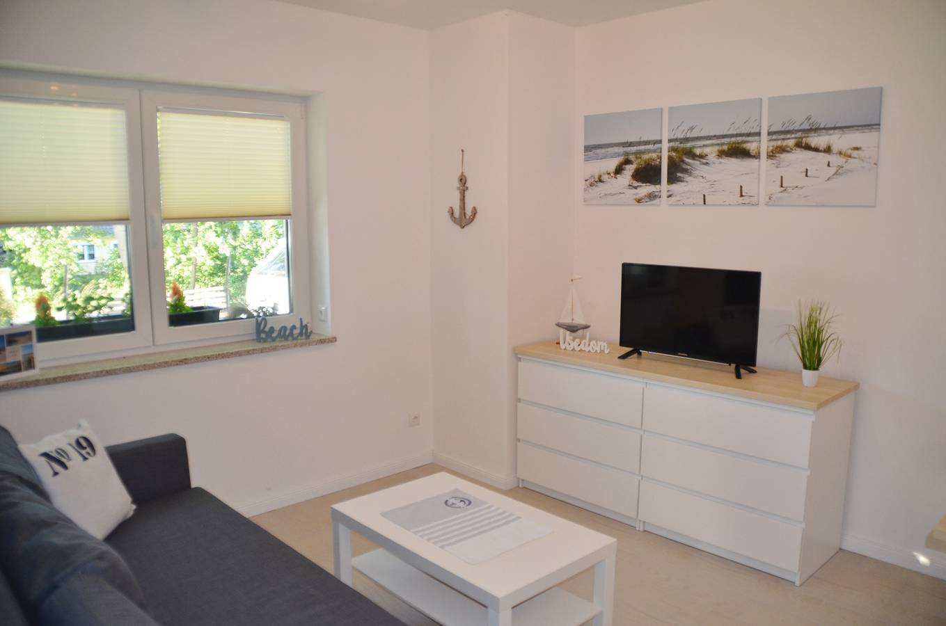 Appartement entier, Appartement « Kleine Ecke » avec terrasse privée, jardin et Wi-Fi in Ückeritz, Bernsteinbäder