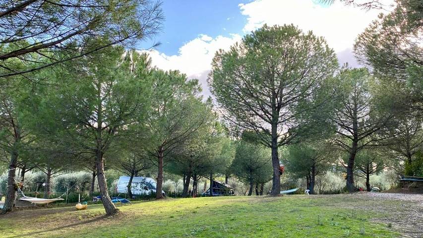 Camping für 8 Personen, mit Whirlpool und Terrasse sowie Garten und Ausblick in Chianti - 2