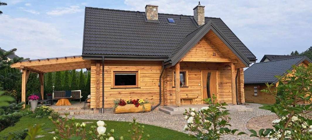 Ferienhaus für 5 Personen, mit Ausblick und Garten sowie Terrasse - 1