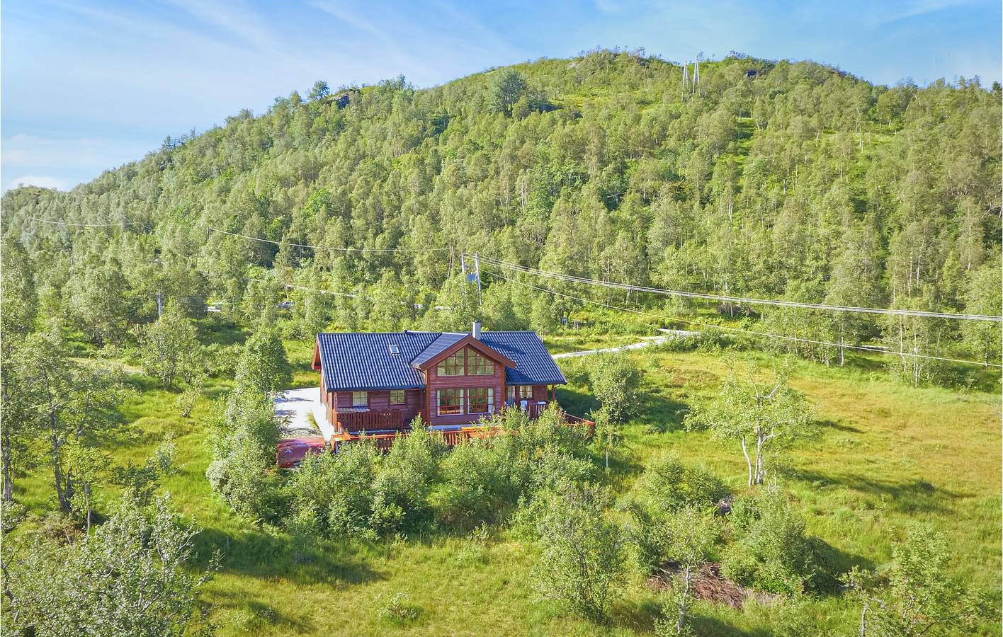 Ferienhaus für 10 Personen mit Ausblick in Kvam herad