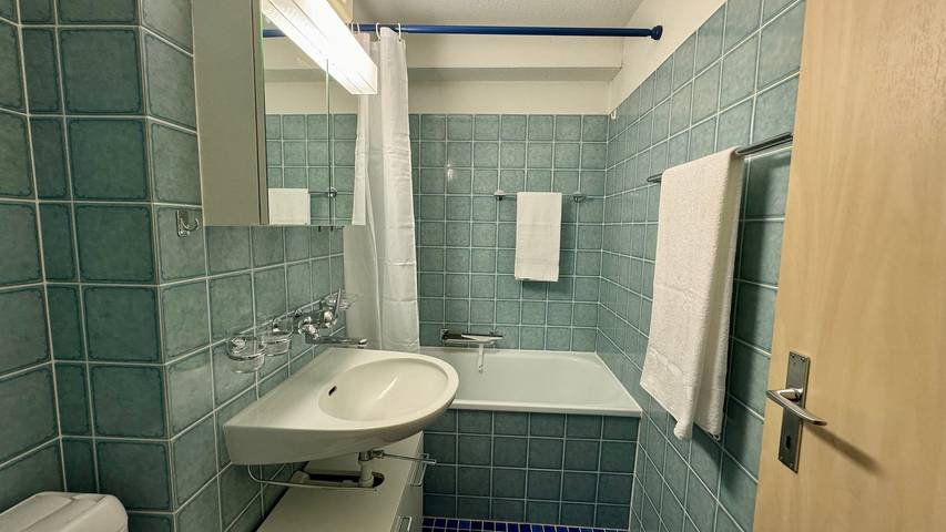 Ferienwohnung für 2 Personen, mit Sauna und Ausblick sowie Garten und Balkon in Davos - 4