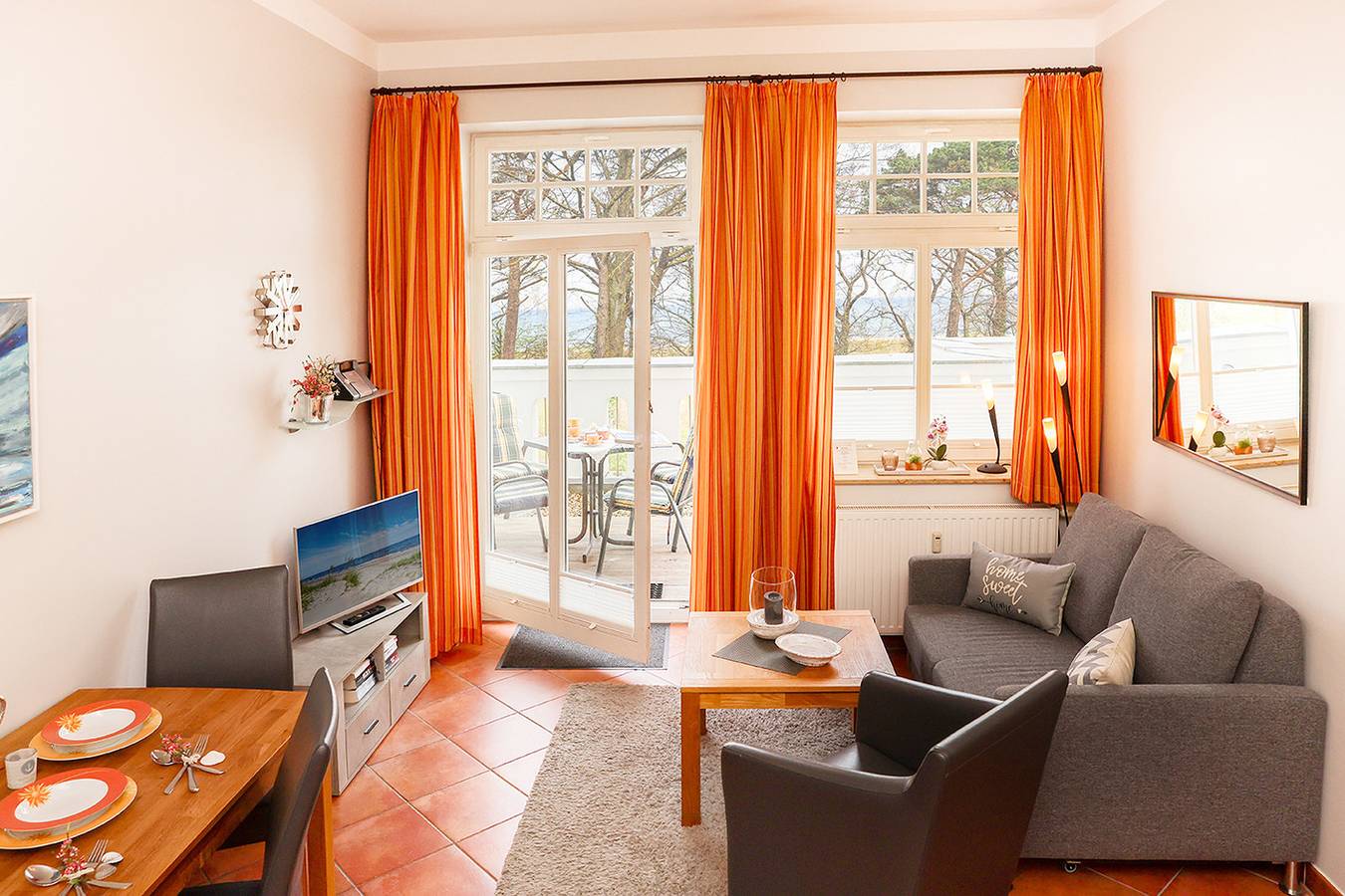 Apartamento vacacional entero, Apartamento de vacaciones para 3 personas con sauna in Kühlungsborn Weststrand, Kühlungsborn
