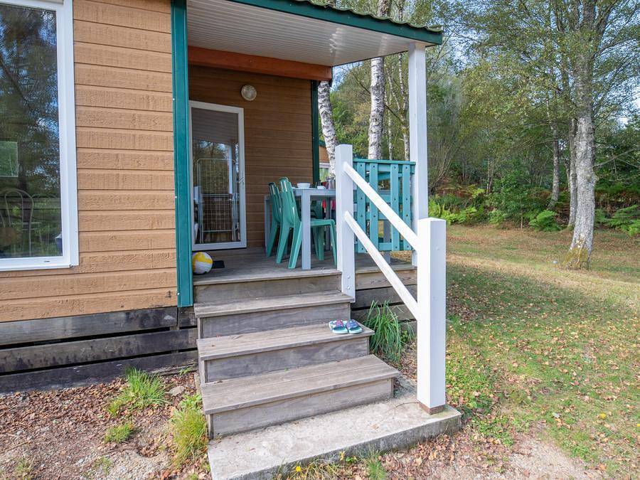 Camping Ushuaia Villages la Presqu ile - Chalet 4 personen - Chalet Eco 2 Zimmer 4 Personen in Royère-de-Vassivière, Regionaler Naturpark Millevaches en Limousin
