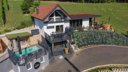 Villa mit pool für 6 Personen, mit Ausblick und Pool sowie Sauna und Garten, mit Haustier in Slowenien
