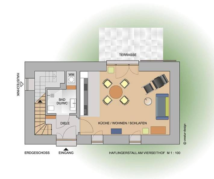 Ferienhaus für 6 Personen, mit Terrasse und Garten sowie Ausblick in Doberschau-Gaußig - 4