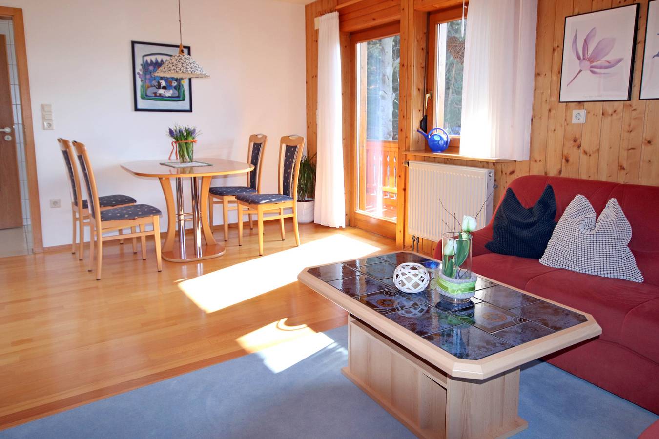 Ganze Wohnung, Ferienwohnung 'Wiesenblick' mit gemeinsamer Terrasse, Gemeinschaftsgarten und Wlan in Schramberg, Mittlerer Schwarzwald