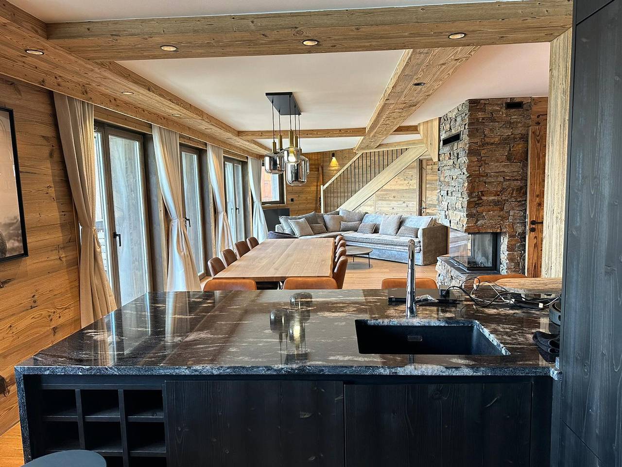 Apartamento entero, Apartamento de Lujo 170m², 5 habitaciones, Cerca Pistas, Parking, Wifi in La Plagne, Aime-la-Plagne