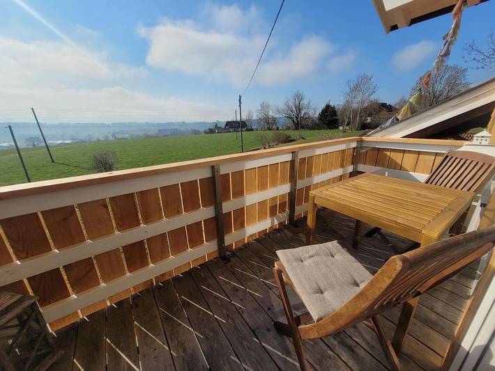 Ferienwohnung für 2 Personen, mit Balkon und Garten sowie Seeblick und Ausblick in Waltenhofen