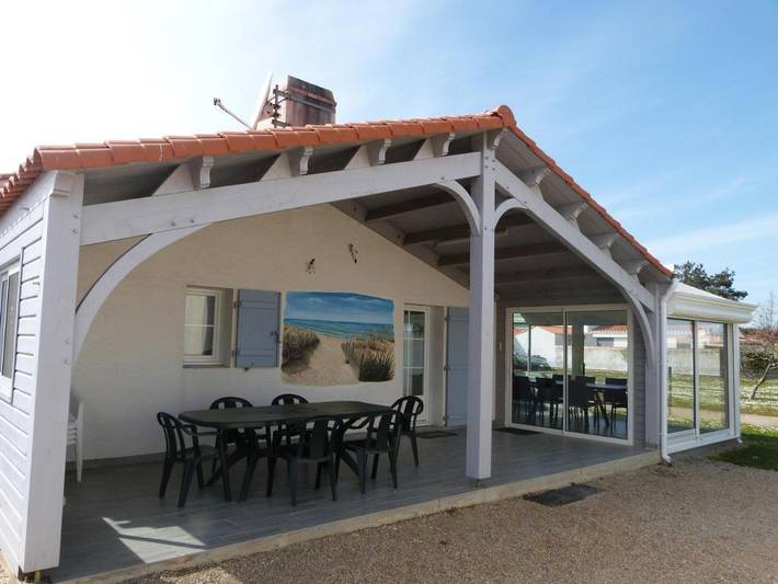 Location de vacances pour 6 personnes, avec terrasse et jardin dans Le passage du Gois