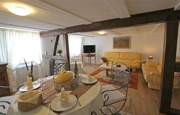Appartement de vacances pour 6 personnes, avec Balcon ainsi que Terrasse et Jardin