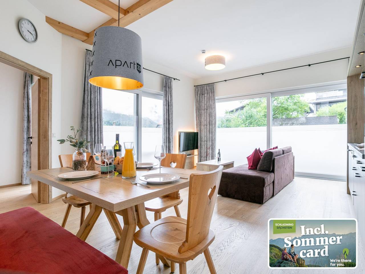 Ganze Wohnung, Wohnung mit privater Sauna und großer Terrasse in Haus, Schladming-Dachstein
