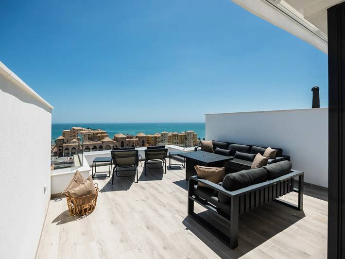 Villa pour 6 personnes, avec jardin et piscine à Fuengirola