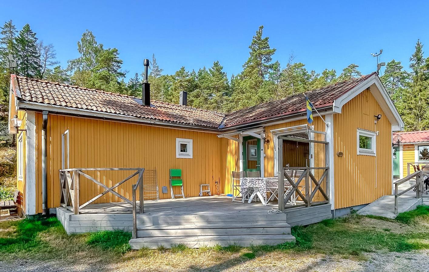 Ferienhaus für 5 Personen mit Terrasse in Nynäshamn
