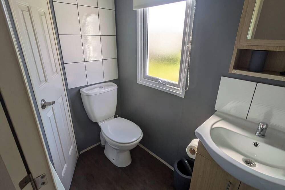 Modern 6 berth caravan at Ty Mawr Holiday Park, North Wales in Towyn, Conwy region