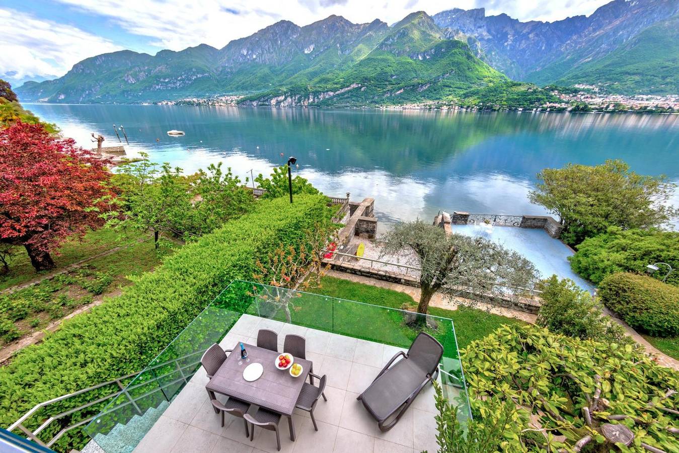 Villa 'Sara Lakeside' mit Seeblick, Wlan und Klimaanlage in Vassena, Oliveto Lario