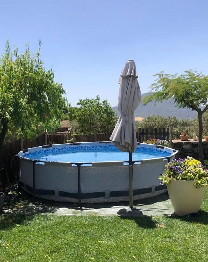 Casa rural con piscina para 8 personas, con piscina además de vistas y jardín en Provincia de Huesca - 3