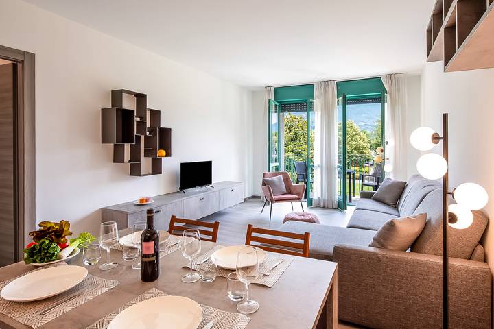 Gîte pour 4 personnes, avec balcon, adapté aux familles dans Porlezza - 2