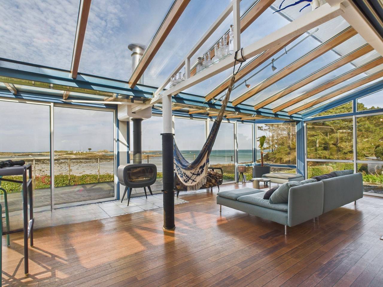 Hervorragende Villa mit den Füßen im Wasser in Plouguerneau, Brest und Umgebung