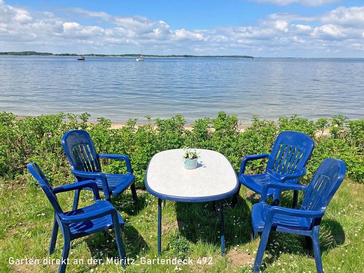 Ferienwohnung für 4 Personen, mit Terrasse und Sauna sowie Seeblick an der Müritz - 3