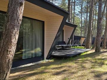 Ferienhaus für 6 Personen, mit Ausblick und Garten, mit Haustier in Leba