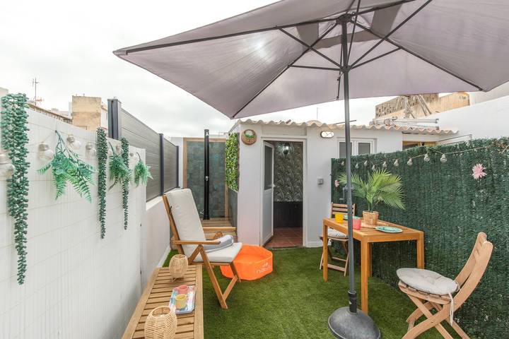 Apartamento de vacaciones para 3 personas, con jardín, Familias con niños - 1