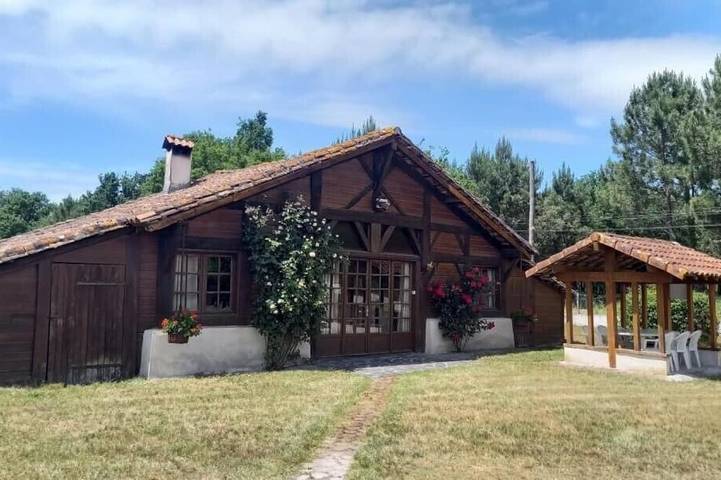 Maison de vacances pour 6 personnes, avec jardin à Vielle-Saint-Girons