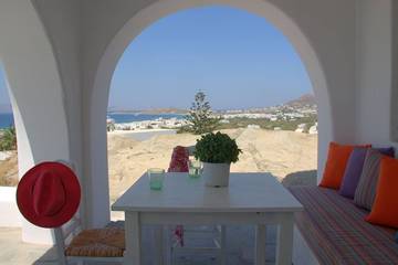 Location de vacances pour 6 personnes, avec balcon dans Agia Anna