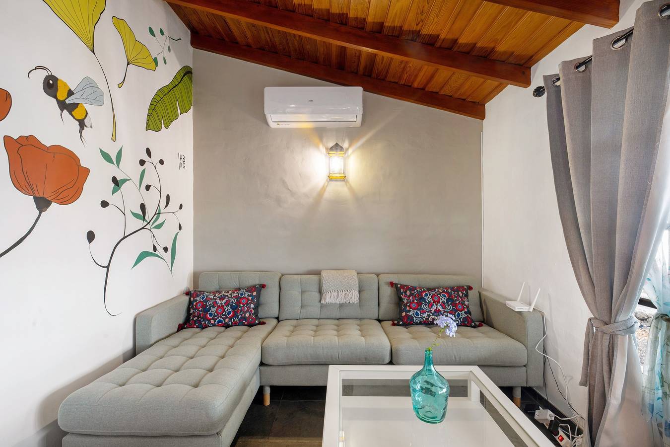 Ferienhaus 'El Mirador Del Atlántico' mit Meerblick, Wi-Fi und Klimaanlage in Las Manchas, Los Llanos de Aridane