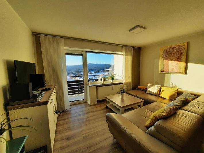 Ferienwohnung für 4 Personen, mit Ausblick und Balkon in Haidmühle - 3