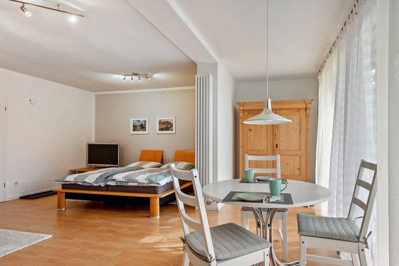 Ganzes Studio, Studio 'Jagst' mit gemeinsamer Terrasse und Wi-Fi in Michelbach an der Bilz, Hohenlohe