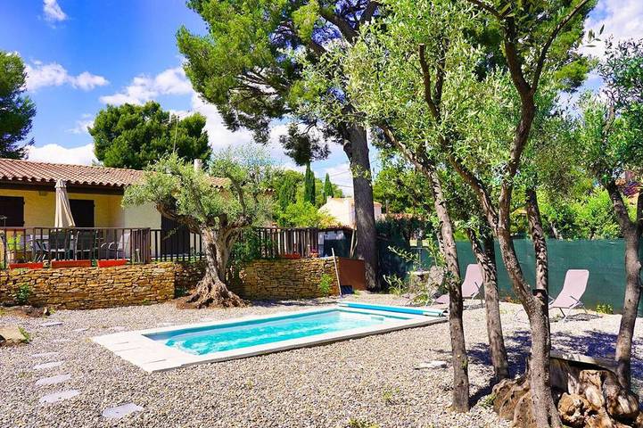 Villa pour 6 personnes, avec jardin à Saint-Cyr-sur-Mer