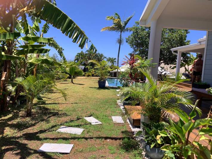 Villa pour 8 personnes, avec piscine ainsi que vue et terrasse à Sainte-Marie (Île de la Réunion)