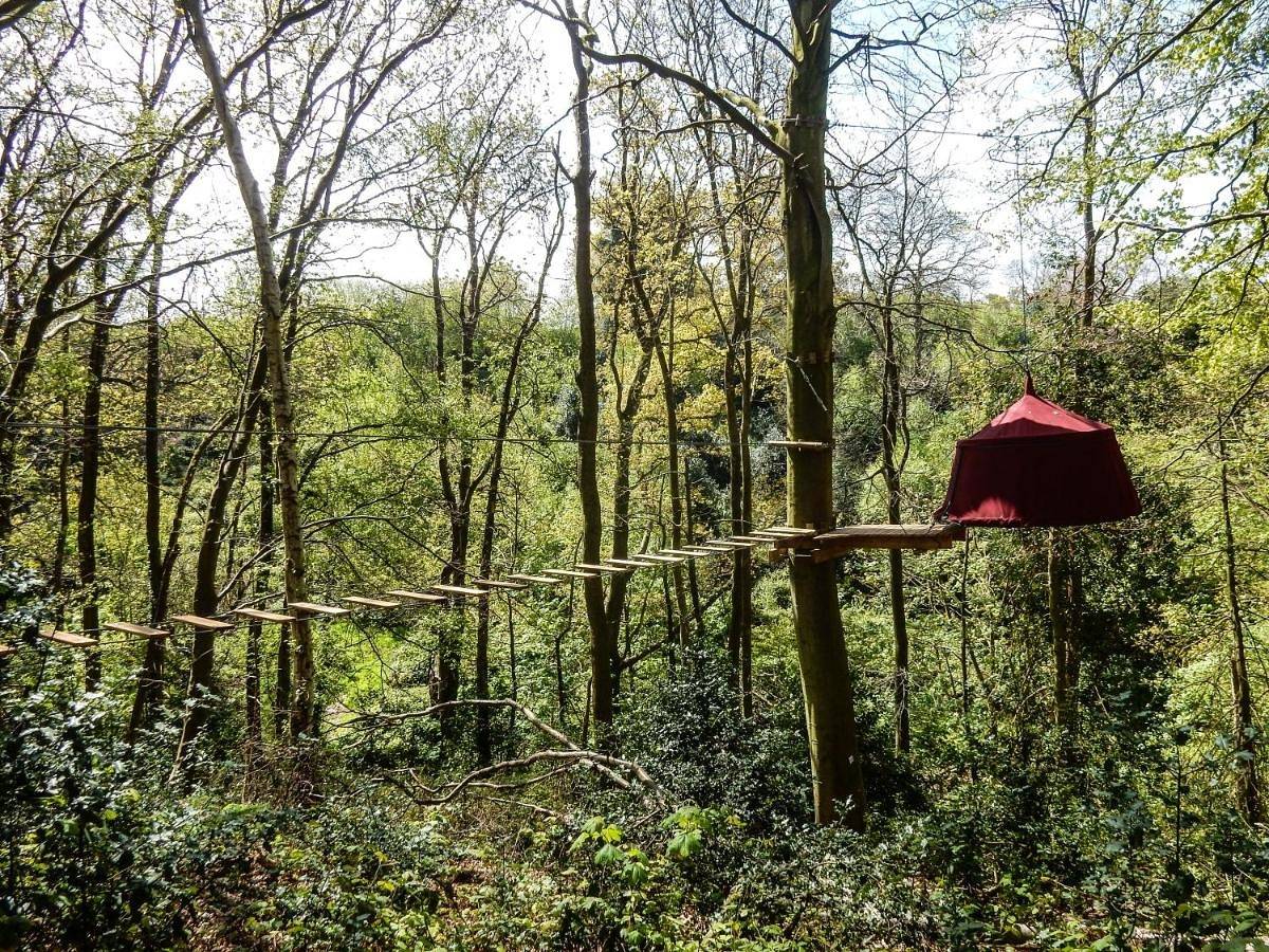 Perched tents in Fécamp, Région du Havre