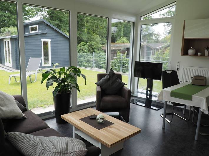 Ferienwohnung für 3 Personen, mit Terrasse und Garten