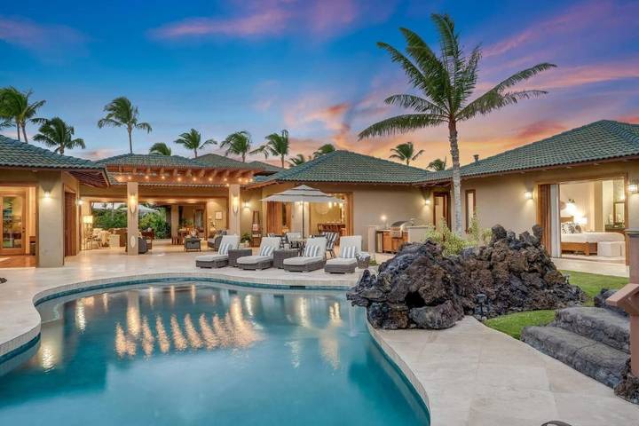 Villa pour 10 personnes, avec terrasse et piscine dans Hawai