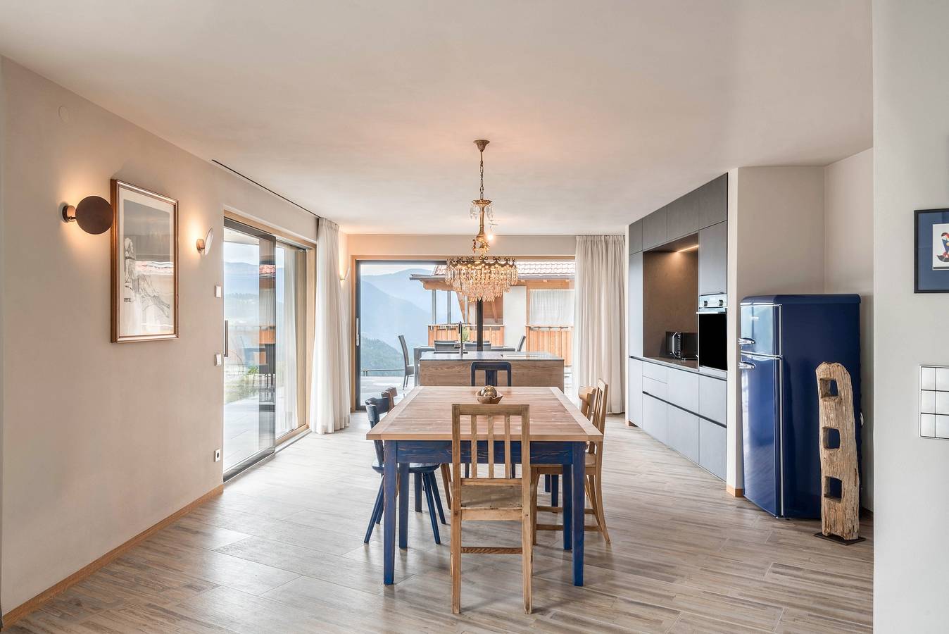 Ganze Wohnung, Aumia Ferienwohnung Saphir' mit Bergblick und Terrasse in Völs am Schlern, Dolomiti Superski