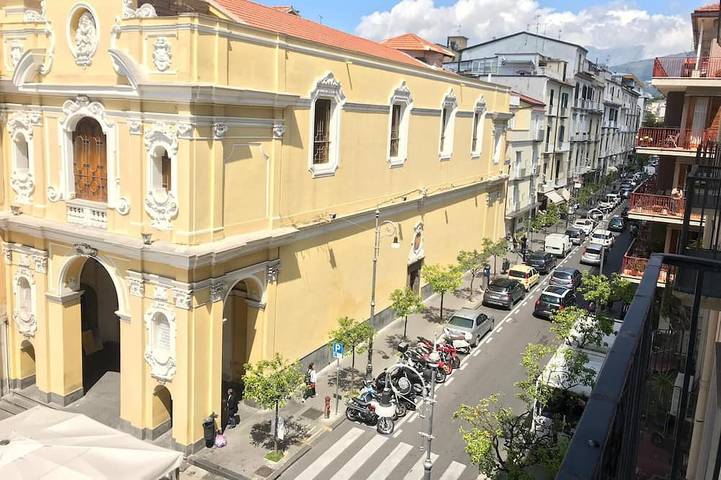 Apartament wakacyjny dla 7 osób, z balkon w Sorrento