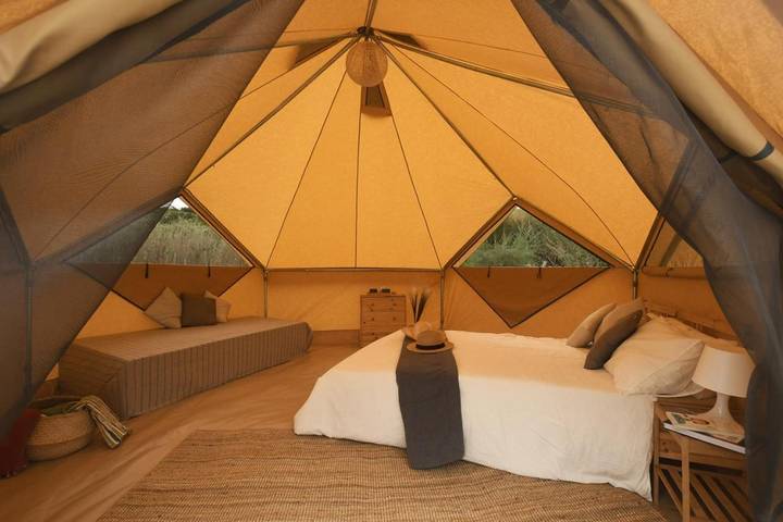 Tente pour 3 personnes, avec terrasse et jardin à Platja d'Aro - 2